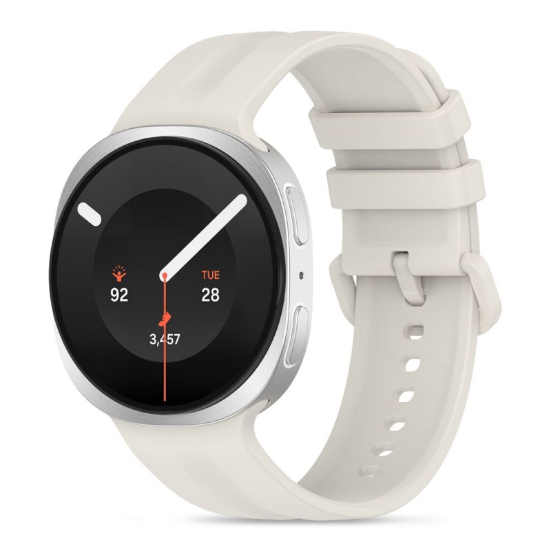 Tech-Protect Silicone Evo силиконова каишка за Samsung Galaxy Watch 8 / 9 / Classic (40 / 44 / 46 mm) Starlight - 5906302325627