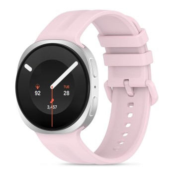 TECH-PROTECT Silicone Evo силиконова каишка за Samsung Galaxy Watch 8/9/Classic (40/44/46 мм) Powder Pink