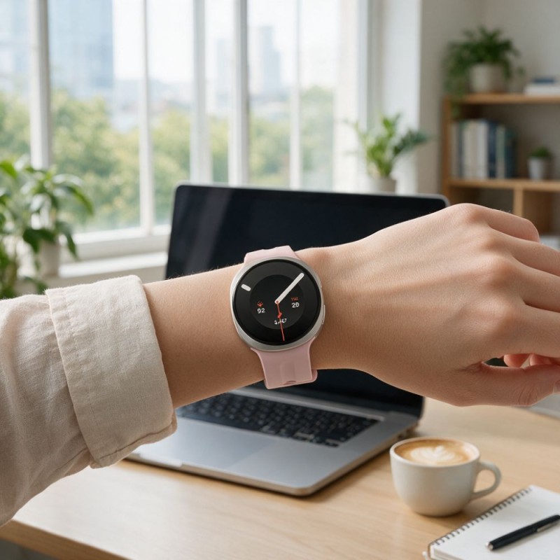 TECH-PROTECT Silicone Evo силиконова каишка за Samsung Galaxy Watch 8/9/Classic (40/44/46 мм) Powder Pink - 5906302325634