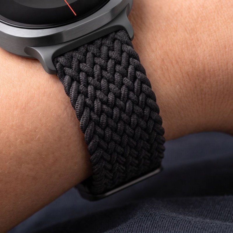 TECH-PROTECT NylonMag каишка за Samsung Galaxy Watch 8/9/Classic (40/44/46 мм) черна TECH-PROTECT NylonMag каишка за Samsung Galaxy Watch 8/9/Classic (40/44/46 мм) черна