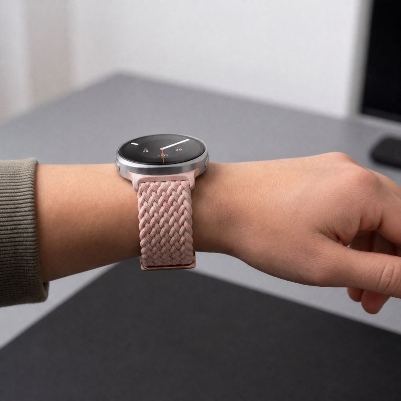 TECH-PROTECT NYLONMAG за Samsung Galaxy Watch 8 / 9 / Classic (40/44/46 mm) Dusty Rose TECH-PROTECT NYLONMAG за Samsung Galaxy Watch 8 / 9 / Classic (40/44/46 mm) Dusty Rose