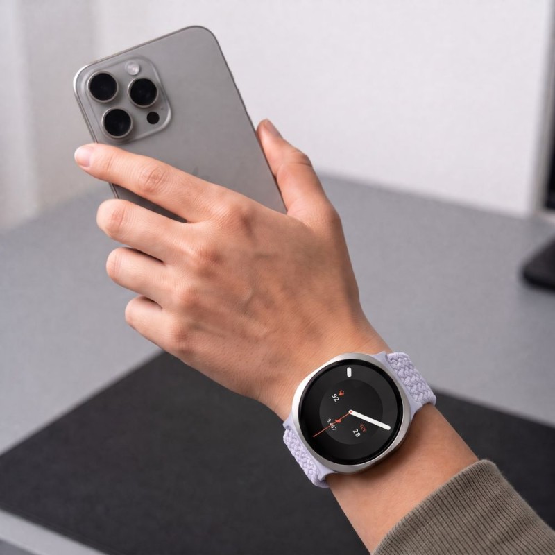 TECH-PROTECT NylonMag каишка за Samsung Galaxy Watch 8/9/Classic (40/44/46 мм) Periwinkle TECH-PROTECT NylonMag каишка за Samsung Galaxy Watch 8/9/Classic (40/44/46 мм) Periwinkle