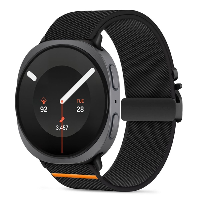 Tech-Protect Nylon Clasp каишка за Samsung Galaxy Watch 8 / 9 / Classic (40 / 44 / 46 мм) Black Tech-Protect Nylon Clasp каишка за Samsung Galaxy Watch 8 / 9 / Classic (40 / 44 / 46 мм) Black