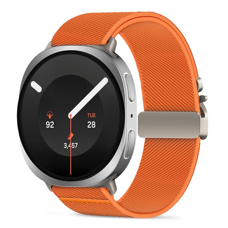 Tech-Protect Nylon Clasp каишка за Samsung Galaxy Watch 8/9/Classic (40/44/46 мм) оранжева Tech-Protect Nylon Clasp каишка за Samsung Galaxy Watch 8/9/Classic (40/44/46 мм) оранжева