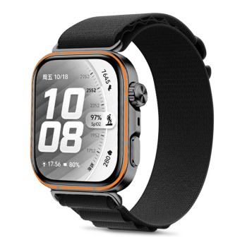 Tech-Protect Nylon Pro каишка за Huawei Watch FIT 3/4/4 Pro/5/5 Pro (Black)