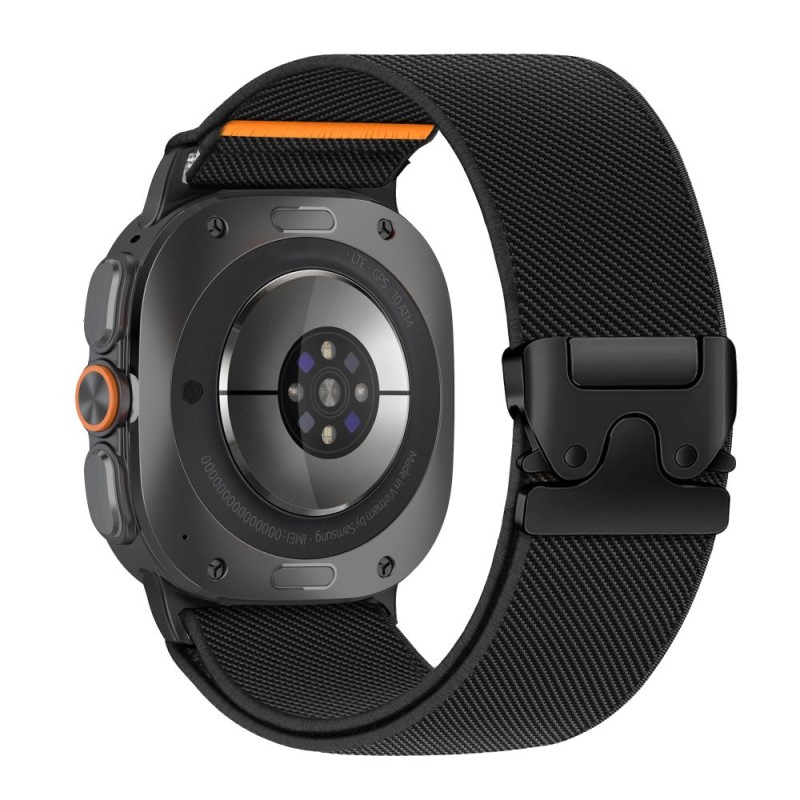 TECH-PROTECT Nylon Clasp каишка за Samsung Galaxy Watch Ultra 1 / 2 2024-2026 (47 мм) Черна TECH-PROTECT Nylon Clasp каишка за Samsung Galaxy Watch Ultra 1 / 2 2024-2026 (47 мм) Черна