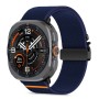 TECH-PROTECT Nylon Clasp каишка за Samsung Galaxy Watch Ultra 1 / 2 (2024–2026), 47 мм, Navy Blue (гранат)