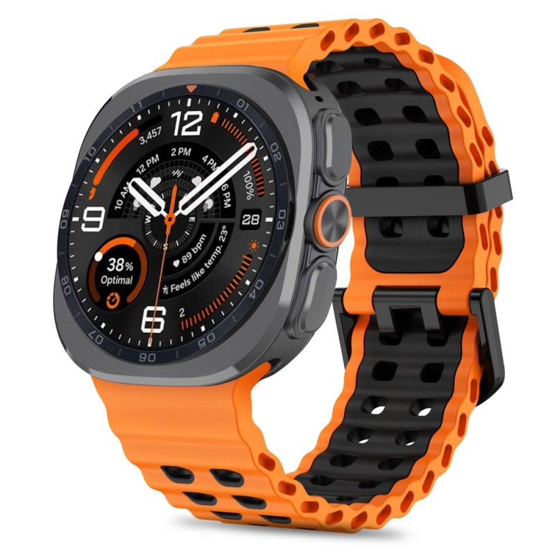 TECH-PROTECT ICONBAND PRO за Samsung Galaxy Watch Ultra 1/2 (2024–2026) 47 мм, оранжево/черно