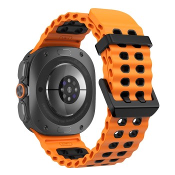 TECH-PROTECT ICONBAND PRO за Samsung Galaxy Watch Ultra 1/2 (2024–2026) 47 мм, оранжево/черно