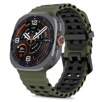 Tech-Protect Iconband Pro за Samsung Galaxy Watch Ultra 1/2 (2024–2026) 47 мм, Military Green/Black