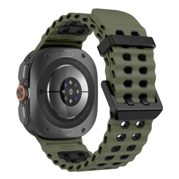 Tech-Protect Iconband Pro за Samsung Galaxy Watch Ultra 1/2 (2024–2026) 47 мм, Military Green/Black