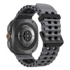 TECH-PROTECT Iconband Pro каишка за Samsung Galaxy Watch Ultra 1 / 2 2024–2026 (47 мм) сива/черна