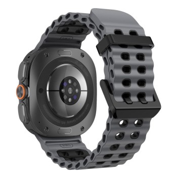 TECH-PROTECT Iconband Pro каишка за Samsung Galaxy Watch Ultra 1 / 2 2024–2026 (47 мм) сива/черна