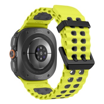 Tech-Protect Iconband Pro ремешък за Samsung Galaxy Watch Ultra 1/2 (2024–2026) 47 мм, лайм/черен