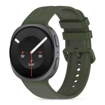 TECH-PROTECT Silicone Evo каишка за Samsung Galaxy Watch 8/9/Classic (40/44/46 мм) Military Green