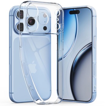 Tech-Protect FlexAir + Glass Fit+ 2-Pack за iPhone 17 Pro / 18 Pro (CLEAR) Tech-Protect FlexAir + Glass Fit+ 2-Pack за iPhone 17 Pro / 18 Pro (CLEAR)