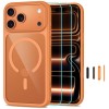 TECH-PROTECT MagOne MagSafe CC + Glass 2-pack за iPhone 17 Pro Max / 18 Pro Max Cosmic Orange/Clear TECH-PROTECT MagOne MagSafe CC + Glass 2-pack за iPhone 17 Pro Max / 18 Pro Max Cosmic Orange/Clear