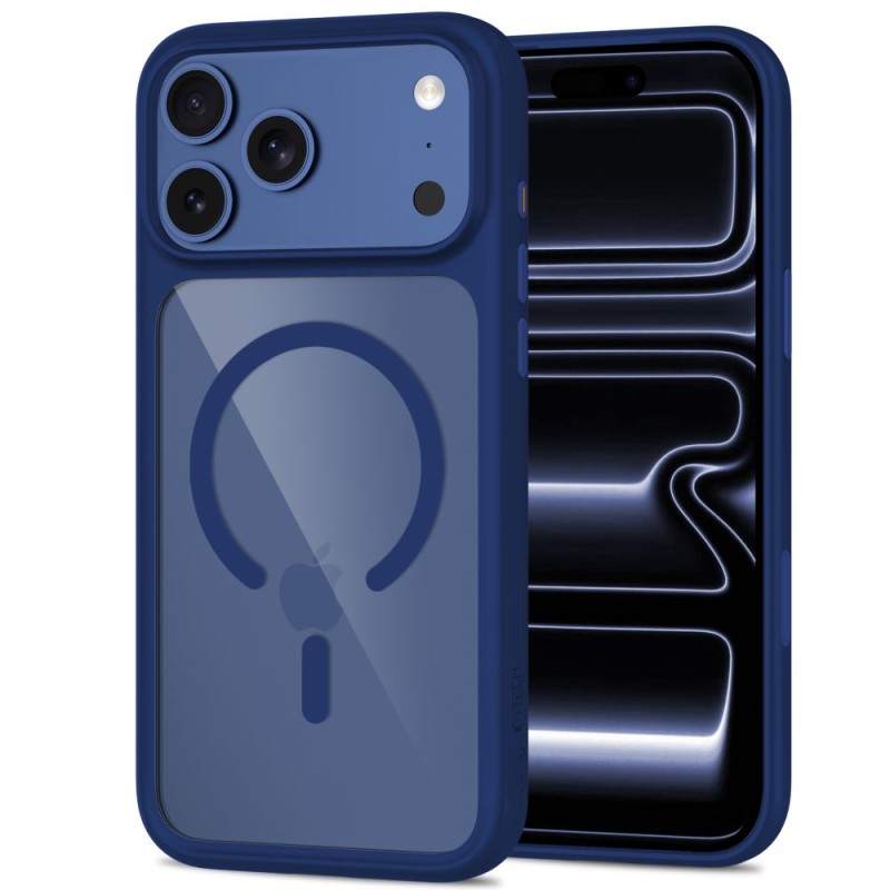 TECH-PROTECT MagOne MagSafe CC + Glass 2-pack за iPhone 17 Pro / 18 Pro Deep Blue/Clear TECH-PROTECT MagOne MagSafe CC + Glass 2-pack за iPhone 17 Pro / 18 Pro Deep Blue/Clear