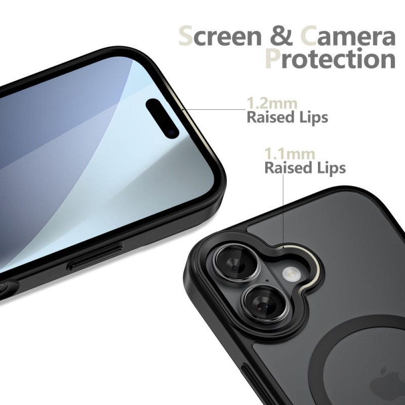 TECH-PROTECT MAGMAT XT 4-SET MAGSAFE за iPhone 17, матово черно - 5906302330010
