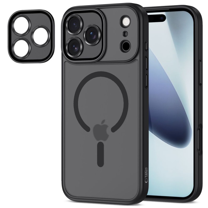 TECH-PROTECT MagCam MagSafe кейс за iPhone 17 Pro Max матово черно (SKU: 5906302330089) - 5906302330089