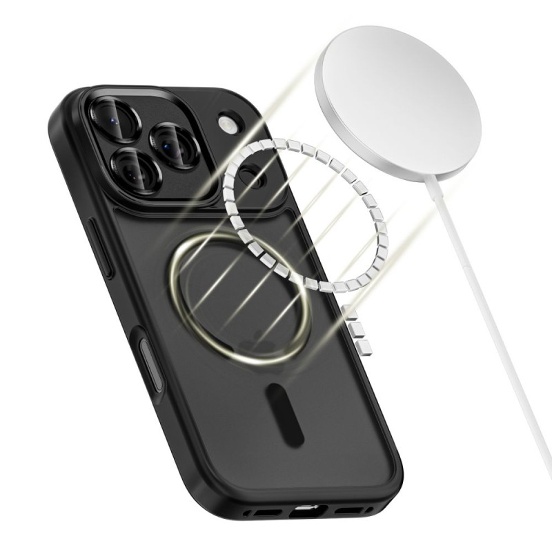 TECH-PROTECT MagCam MagSafe кейс за iPhone 17 Pro Max матово черно (SKU: 5906302330089) - 5906302330089