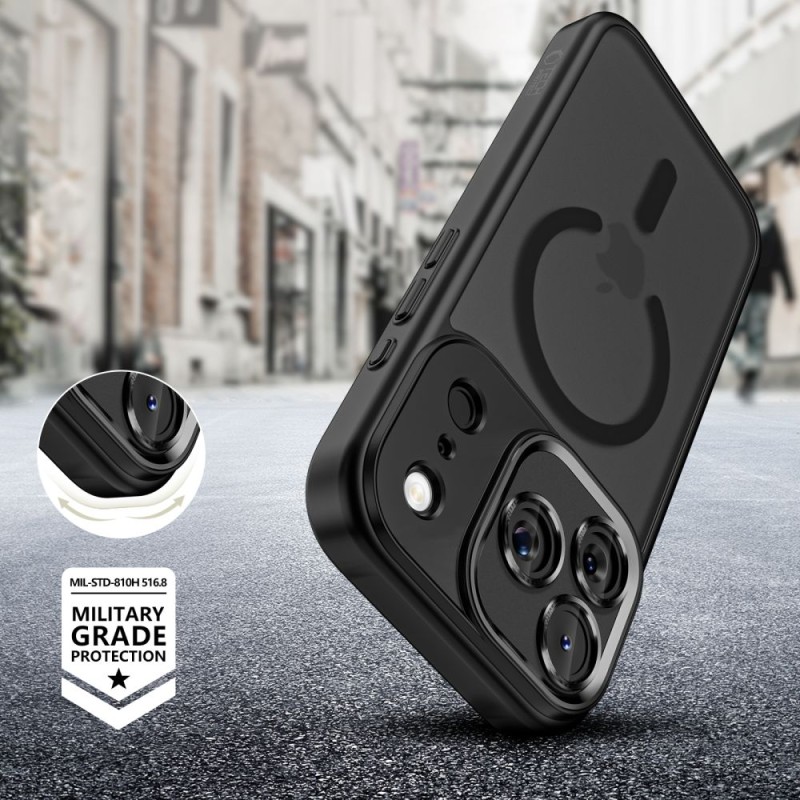 TECH-PROTECT MagCam MagSafe кейс за iPhone 17 Pro Max матово черно (SKU: 5906302330089) - 5906302330089