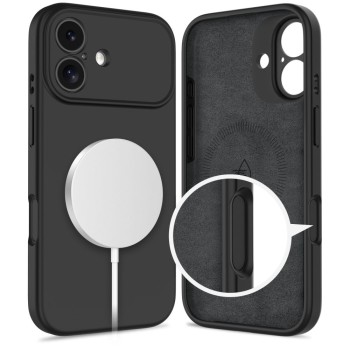 TECH-PROTECT Silicone Magsafe за iPhone 17 Black