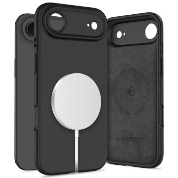 TECH-PROTECT силиконов кейс Magsafe за iPhone Air (черен)
