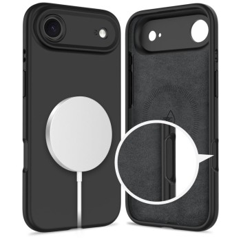 TECH-PROTECT силиконов кейс Magsafe за iPhone Air (черен) TECH-PROTECT силиконов кейс Magsafe за iPhone Air (черен)