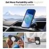 TECH-PROTECT силиконов кейс MagSafe за iPhone 17 Pro (черен) - 5906302330157