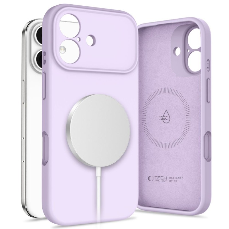 TECH-PROTECT Silicone Magsafe iPhone 17 Mauve - 5906302330171