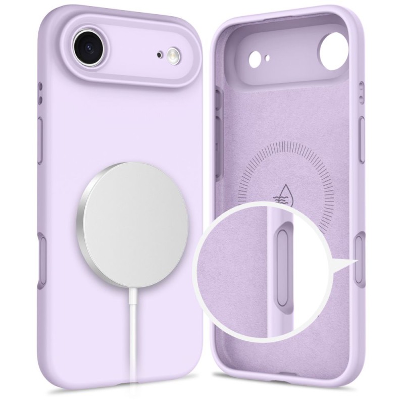 TECH-PROTECT Silicone MagSafe за iPhone Air (Mauve) - 5906302330188