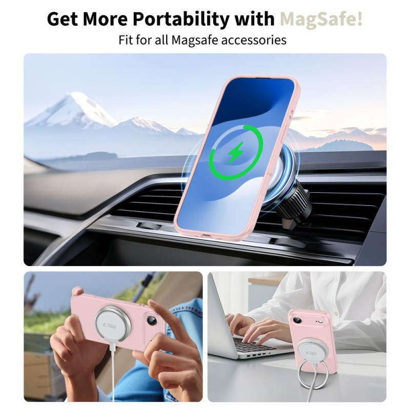 TECH-PROTECT Silicone MagSafe iPhone Air Pink Pearl - 5906302330225