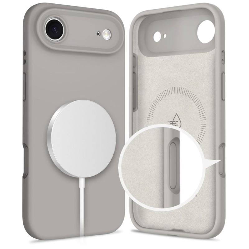 TECH-PROTECT Silicone Magsafe iPhone Air Stone Grey - 5906302330263