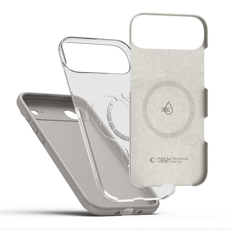 TECH-PROTECT Silicone Magsafe iPhone Air Stone Grey - 5906302330263