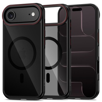 TECH-PROTECT MagHybrid с MagSafe за iPhone Air Black/Red
