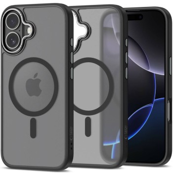Tech-Protect MagEdge Magsafe за iPhone 17 матово черно/графит