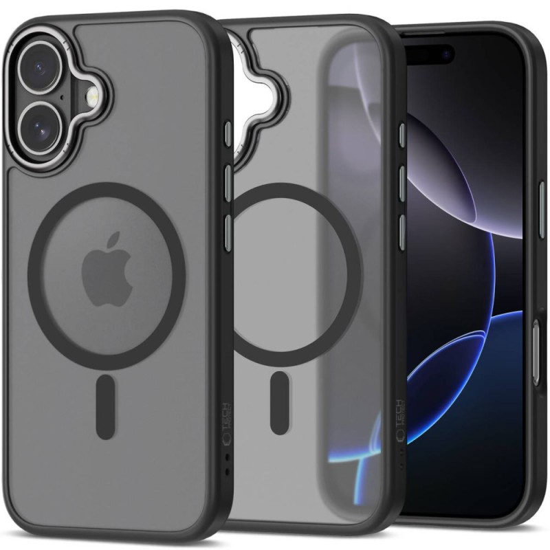 Tech-Protect MagEdge Magsafe за iPhone 17 матово черно/графит - 5906302330454