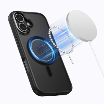 Tech-Protect MagEdge Magsafe за iPhone 17 матово черно/графит Tech-Protect MagEdge Magsafe за iPhone 17 матово черно/графит