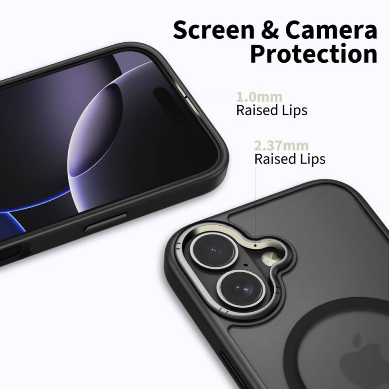 Tech-Protect MagEdge Magsafe за iPhone 17 матово черно/графит - 5906302330454