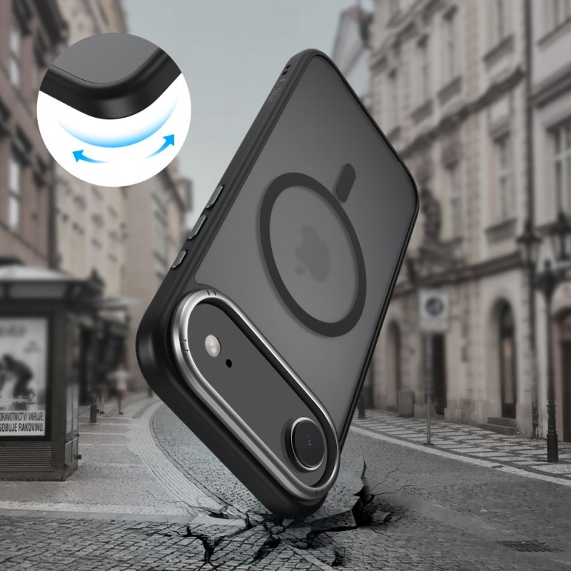 TECH-PROTECT MagEdge MagSafe за iPhone Air матово черно/графит - TECH-PROTECT MagEdge MagSafe за iPhone Air матово черно/графит - 5906302330461