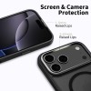 TECH-PROTECT MagEdge MagSafe за iPhone 17 Pro Max – матово черно/гунметал (SKU: 5906302330485) - 5906302330485