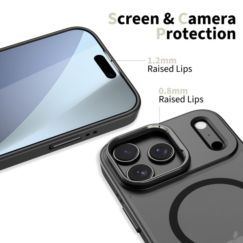 TECH-PROTECT MAGSTAND MagSafe за iPhone 17 Pro (матово черно) - TECH-PROTECT MAGSTAND MagSafe за iPhone 17 Pro (матово черно) - 5906302330515