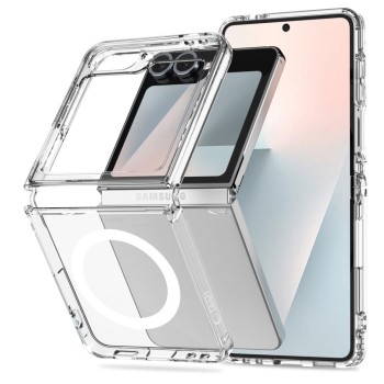 TECH-PROTECT FLEXAIR HYBRID MAGSAFE за Samsung Galaxy Z Flip 6 / 7 (FE) – прозрачен