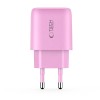 Tech-Protect NCA20 двупортово мрежово зарядно 20W PD / QC 3.0 Baby Pink - 5906302330645