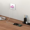 Tech-Protect NCA20 двупортово мрежово зарядно 20W PD / QC 3.0 Baby Pink - 5906302330645