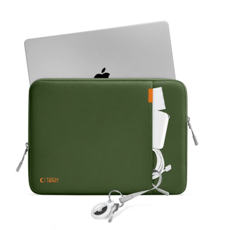 Tech-Protect Defender калъф за лаптоп 15-16 инча, Army Green - Tech-Protect Defender калъф за лаптоп 15-16 инча, Army Green - 5906302330713