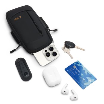 TECH-PROTECT M6 Универсална спортна лента за ръка (Black/Orange)