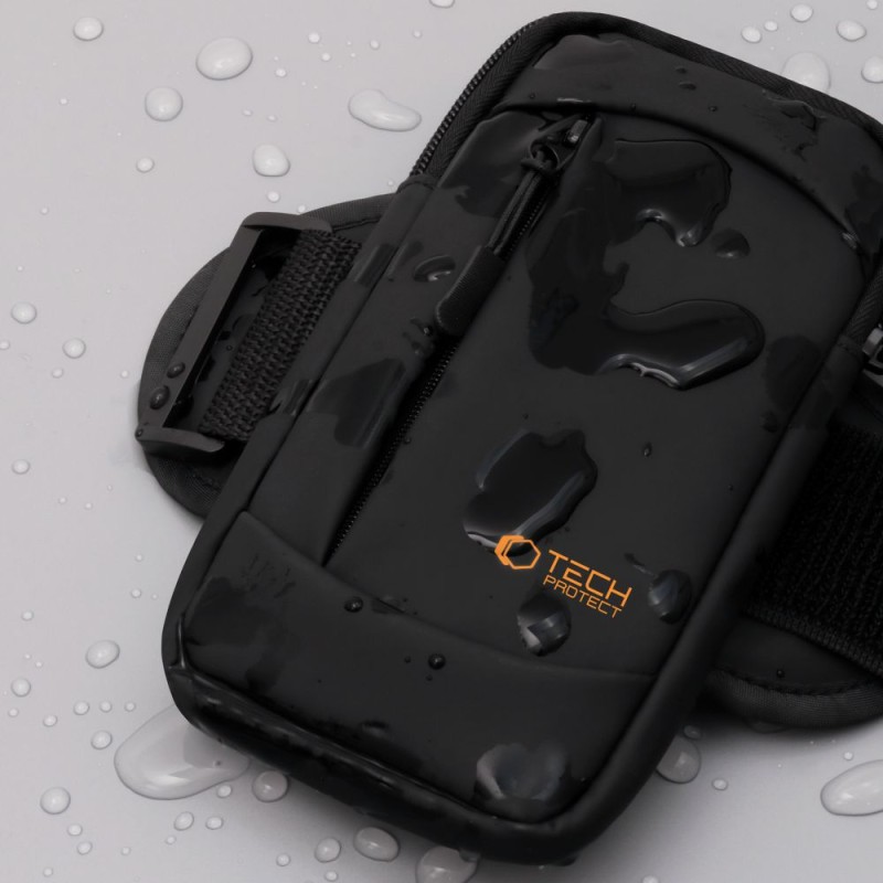 TECH-PROTECT M6 Универсална спортна лента за ръка (Black/Orange) - TECH-PROTECT M6 Универсална спортна лента за ръка (Black/Orange) - 5906302330799