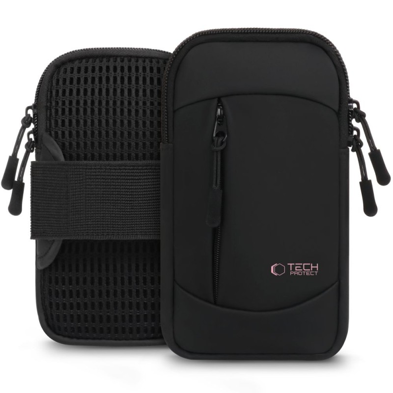 TECH-PROTECT M6 Универсална спортна лента за ръка Black/Pink (до 6.9) - TECH-PROTECT M6 Универсална спортна лента за ръка Black/Pink (до 6.9) - 5906302330805